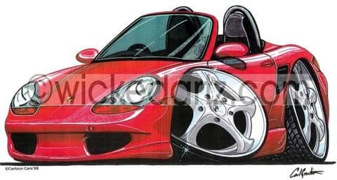 Porsche Boxster Red (Items from £9.50)