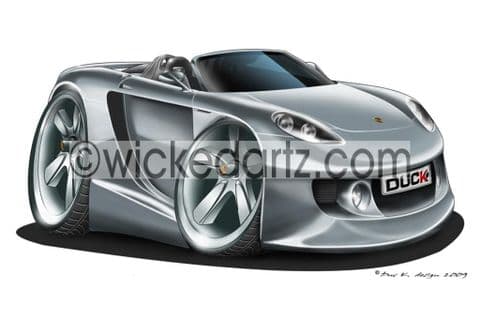 Porsche Carrera GT Silver DK (Items from £9.50)