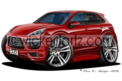 Porsche Cayenne 2011+ Burgundy DK (Items from £9.50)