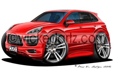 Porsche Cayenne 2011+ Red DK (Items from £9.50)
