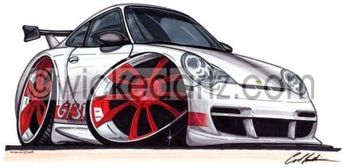 Porsche GT3 RS White (Items from £9.50)
