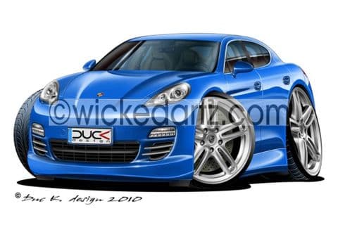 Porsche Panamera Blue DK (Items from £9.50)