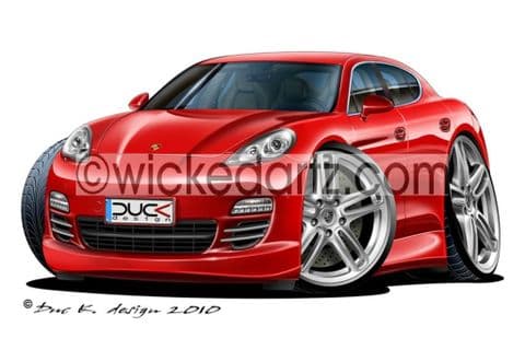 Porsche Panamera Red DK (Items from £9.50)