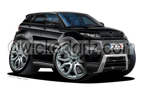Range Rover Evoque SUV Black/black roof DK (Items from £9.50)