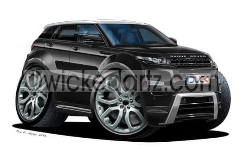 Range Rover Evoque SUV Black/white roof DK (Items from £9.50)