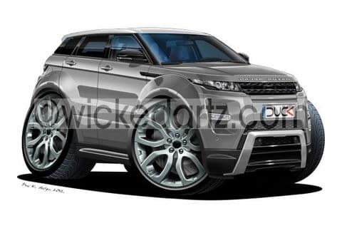 Range Rover Evoque SUV Grey DK (Items from £9.50)