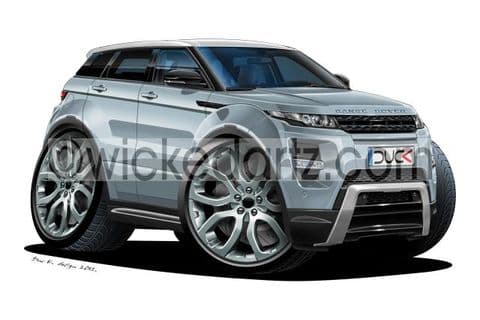 Range Rover Evoque SUV Silver DK (Items from £9.50)