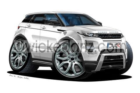 Range Rover Evoque SUV White DK (Items from £9.50)