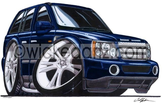 Range Rover Sport Navy Blue  (Items from £9.50)