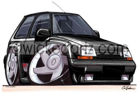 Renault 5GT Turbo Black (Items from £9.50)