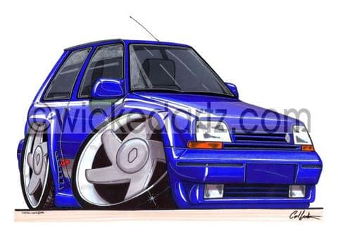 Renault 5GT Turbo Blue (Items from £9.50)