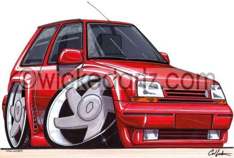 Renault 5GT Turbo Red (Items from £9.50)