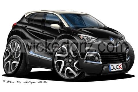 Renault Captur Black/Ivory DK (Items from £9.50)