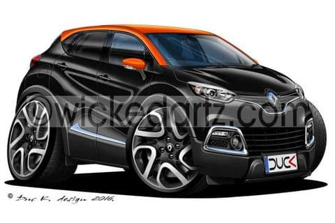 Renault Captur Black/Orange DK (Items from £9.50)