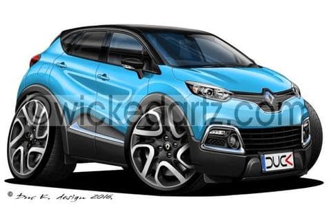 Renault Captur Blue/Black DK (Items from £9.50)