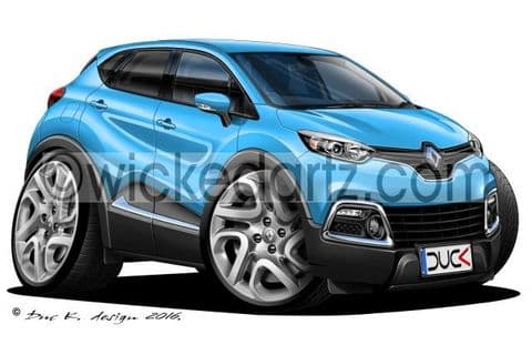 Renault Captur Blue DK (Items from £9.50)