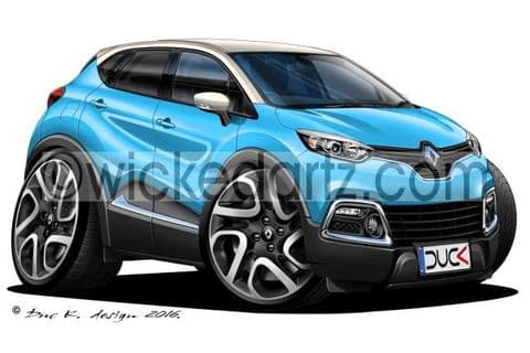 Renault Captur Blue/Ivory DK (Items from £9.50)