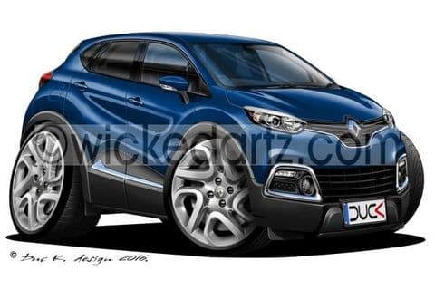 Renault Captur Navy Blue DK (Items from £9.50)