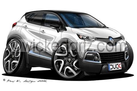 Renault Captur White/Black DK (Items from £9.50)