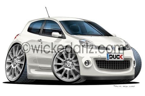 Renault Clio 197 RS MK3 White DK (Items from £9.50)