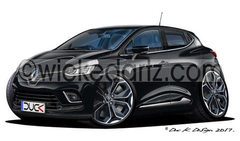 Renault Clio MK4 2017+ Black DK (Items from £9.50)