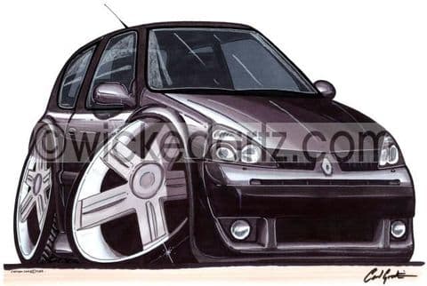 Renault Clio Sport 172 2002+ Black (Items from £9.50)