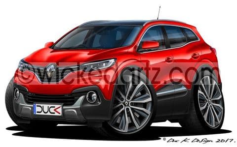 Renault Kadjar Crossover SUV Red DK (Items from £9.50)