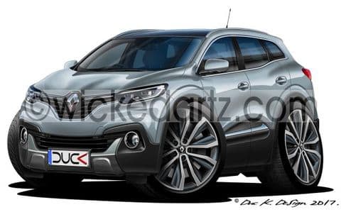 Renault Kadjar Crossover SUV Silver DK (Items from £9.50)