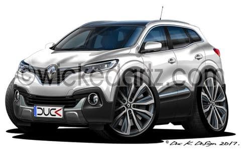 Renault Kadjar Crossover SUV White DK (Items from £9.50)