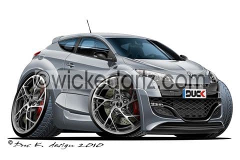 Renault Megane RS Grey DK (Items from £9.50)