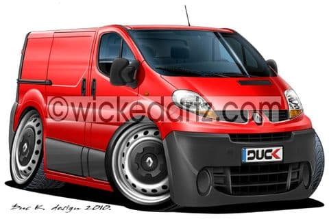 Renault Traffic Van Red DK (Items from £9.50)