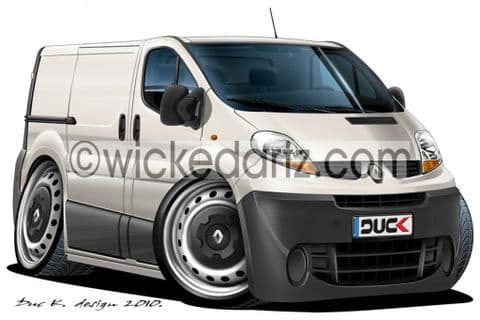 Renault Traffic Van White DK (Items from £9.50)