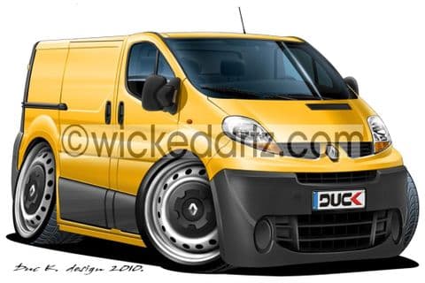 Renault Traffic Van Yellow DK (Items from £9.50)