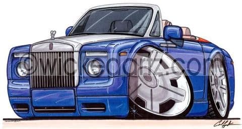 Rolls Royce Drophead Coupe Blue (Items from £9.50)