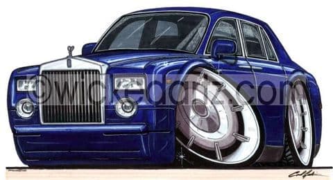 Rolls Royce Phantom Blue (Items from £9.50)