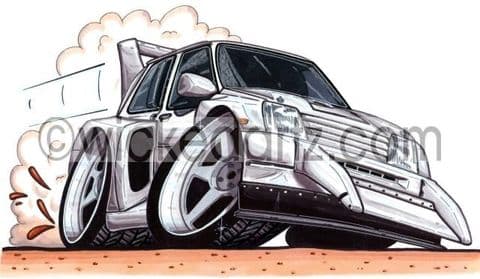 Rover Metro 6R4 Rally Car White (Items from £9.50)