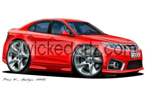 SAAB 9-3 Red DK (Items from £9.50)
