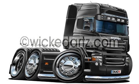 Scania R500 Cab Unit Black DK (Items from £9.50)