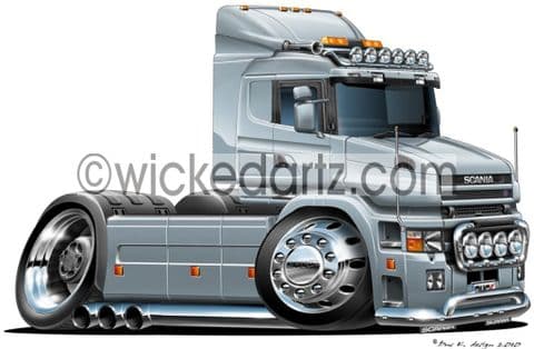 Scania T Cab Silver DK (Items from £9.50)