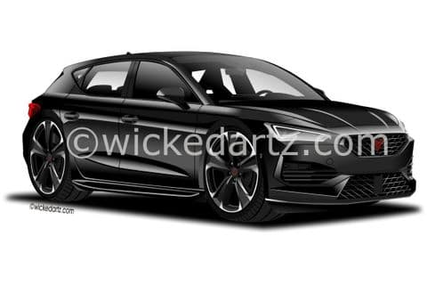 Seat Cupra Leon 2021+ Black (Items from £9.50)