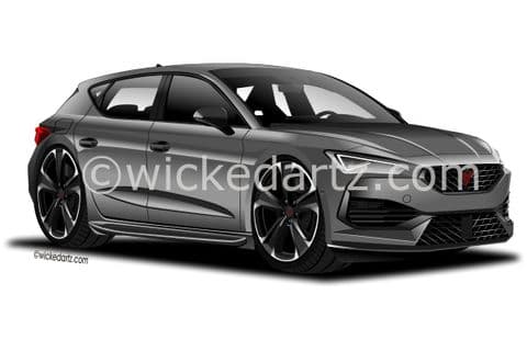 Seat Cupra Leon 2021+ Grey (Items from £9.50)