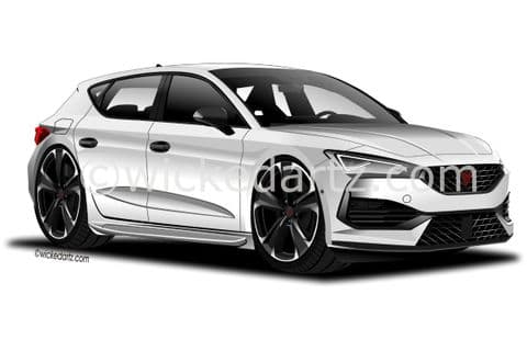 Seat Cupra Leon 2021+ White (Items from £9.50)