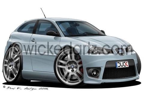 Seat Ibiza Cupra R MK3 2004+ Silver DK (Items from £9.50)