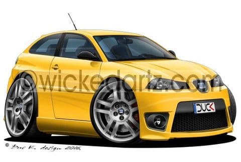 Seat Ibiza Cupra R MK3 2004+ Yellow DK (Items from £9.50)