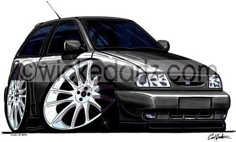 Seat Ibiza MK2 Black (Items from £9.50)