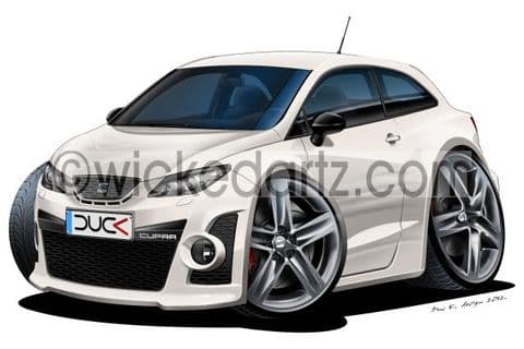 Seat Ibiza MK4 Cupra 2008+ White DK (Items from £9.50)