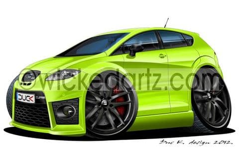 Seat Leon Cupra MK2 Green (Black Alloys) DK (Items from £9.50)