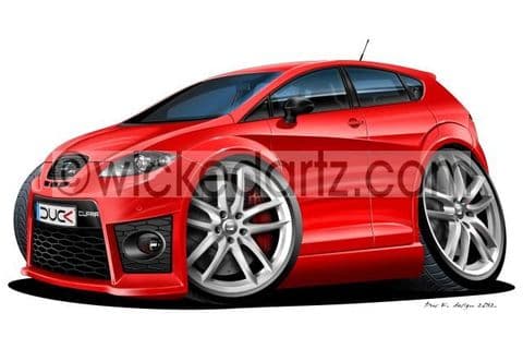 Seat Leon Cupra MK2 Red DK (Items from £9.50)