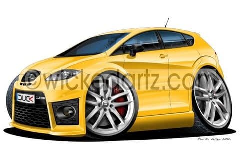 Seat Leon Cupra MK2 Yellow DK (Items from £9.50)