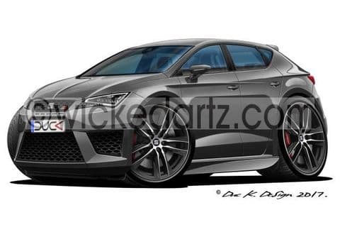 Seat Leon Cupra MK3 2016+ Grey DK (Items from £9.50)